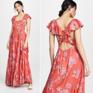 Tiare Hawaii Hula Maxi Dress in Vintage Hawaii Red